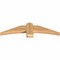 Ekena Millwork Bellingham Timber Gable Bracket, Western Red Cedar, 48"W x 12"H x 3 1/2"D x 5 1/2"F, 6/12 Pitch GBW048X12X0406BEL00SWR - alternate 4